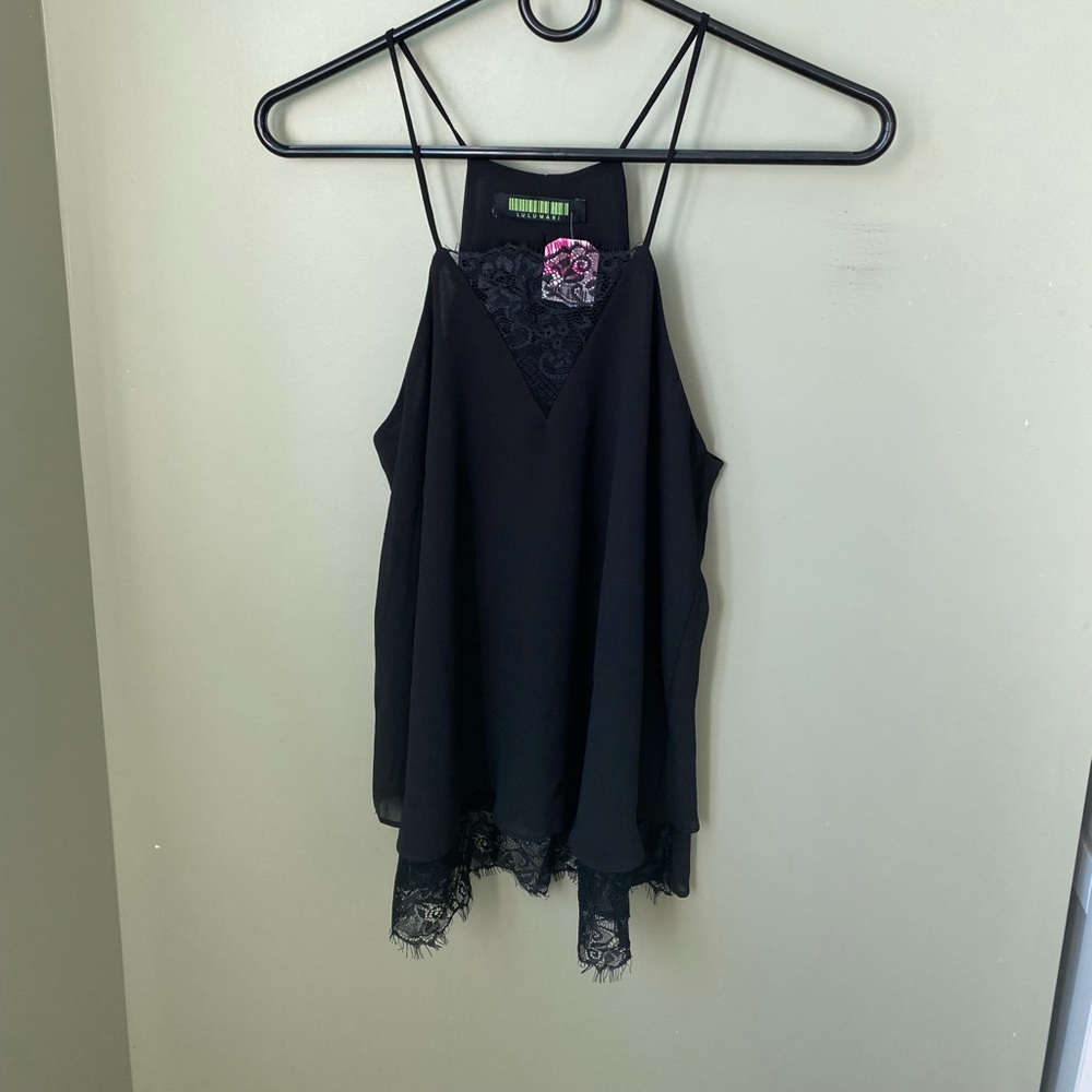 Black lace Cami SMALL